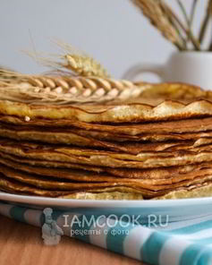 Диетические овсяные блины