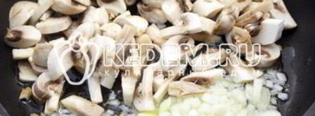 рисовые блинчики с грибами. Шаг 5