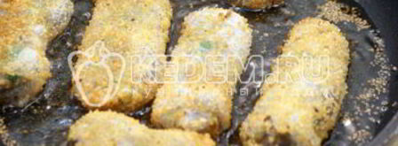 рисовые блинчики с грибами. Шаг 9