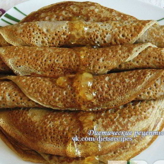 Ржаные блины на кефире