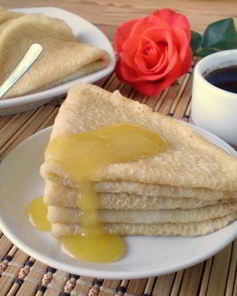 Вегетарианские блины без яиц