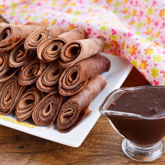 Рецепт вкусных шоколадных блинов