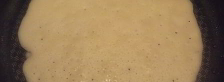 заварные блинчики с творогом и малиной. Шаг 5