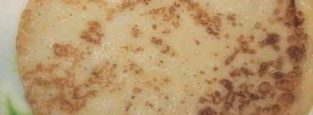 заварные блинчики с творогом и малиной. Шаг 6