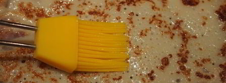 заварные блинчики с творогом и малиной. Шаг 7