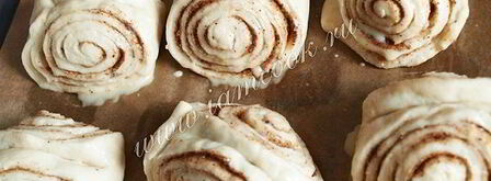 булочки с корицей из дрожжевого теста. Шаг 10