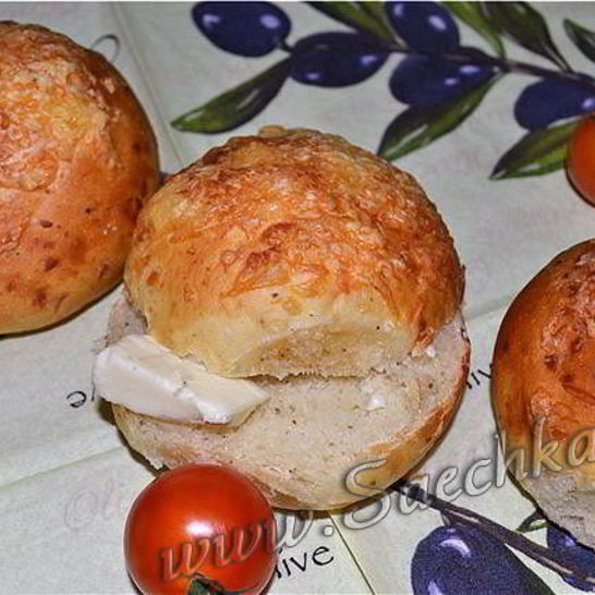 Рецепт хлебных сырных булочек