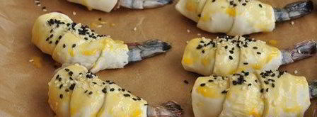 мини-круассаны с креветками и прошутто. Шаг 6