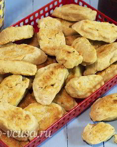 Пампушки без дрожжей с чесноком