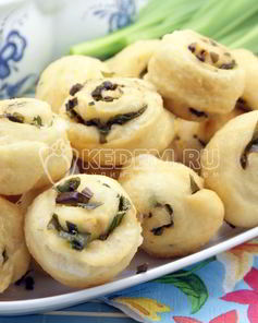 Пампушки с черемшой