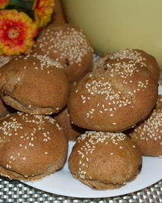 Ржаные булочки с луком в хлебопечке