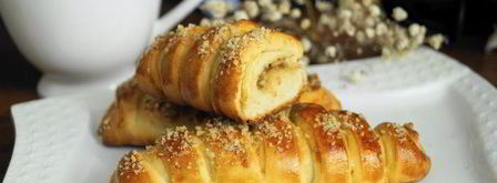 сдобные булочки с грецкими орешками. Шаг 8