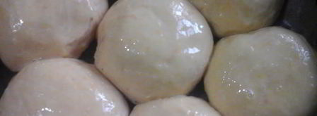 тыквенно-чесночные пампушки с мясной начинкой. Шаг 12