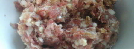 тыквенно-чесночные пампушки с мясной начинкой. Шаг 7