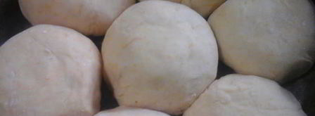 тыквенно-чесночные пампушки с мясной начинкой. Шаг 11