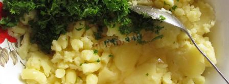 ватрушки картофельные с курицей. Шаг 5