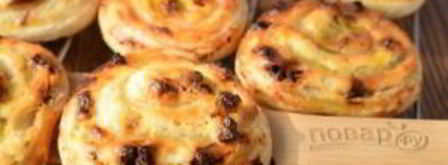 ватрушки с творогом в сметанной заливке. Шаг 7