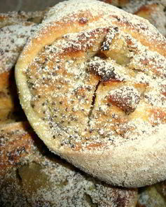 Яблочно-маковые плюшки