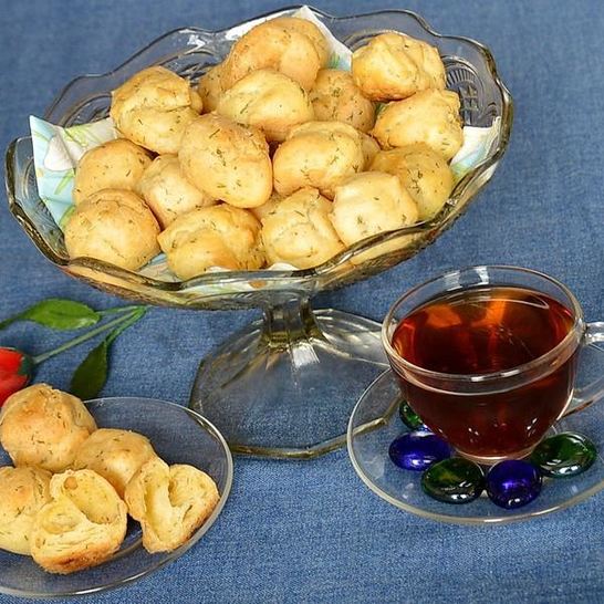 Рецепт заварных булочек с сыром