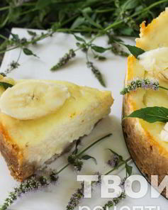 Банановый чизкейк