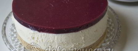 чизкейк без выпечки с маскарпоне. Шаг 16