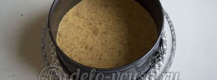 чизкейк без выпечки с маскарпоне. Шаг 4