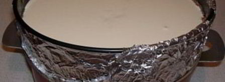 чизкейк из рикотты с выпечкой. Шаг 7