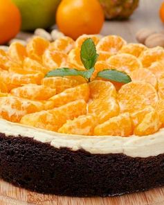 Чизкейк с пряными мандаринами