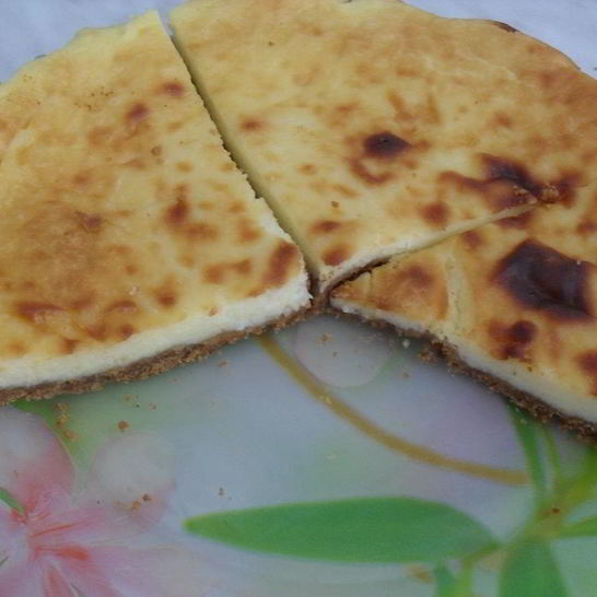 Рецепт чизкейка с творогом и сгущенкой