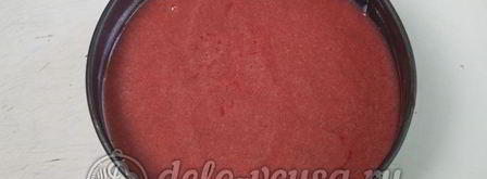 клубничный чизкейк с творогом без выпечки. Шаг 15