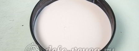 клубничный чизкейк с творогом без выпечки. Шаг 11