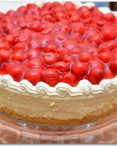 Вишневый чизкейк без выпечки