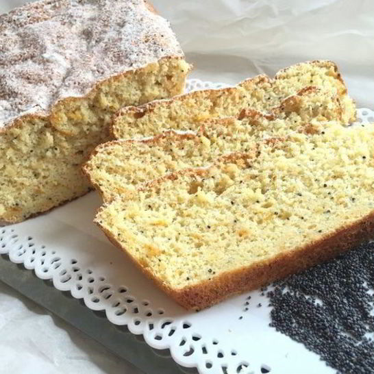 Рецепт апельсинового кекса с маком без муки