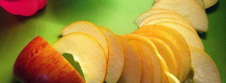 бананово-овсяные кексы с яблочными розами. Шаг 6