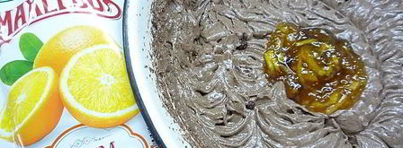 черемуховые капкейки с апельсиновым джемом и ванильным кремом. Шаг 8