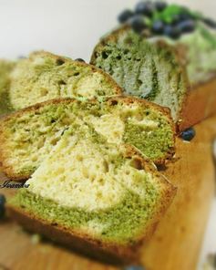 Кекс с чаем матча