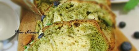 кекс с чаем матча. Шаг 17