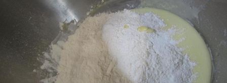 кекс с чаем матча. Шаг 4