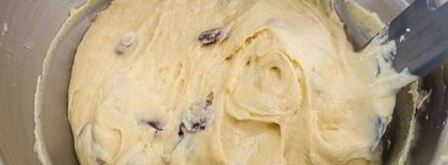 кекс с кукурузной мукой и клюквой. Шаг 9