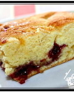 Кекс с яблочным муссом