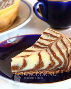 Кекс Зебра на сметане