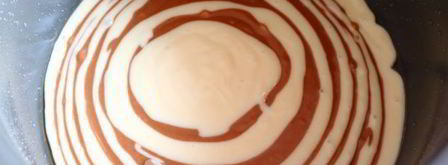 кекс зебра на сметане. Шаг 16