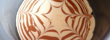 кекс зебра на сметане. Шаг 17