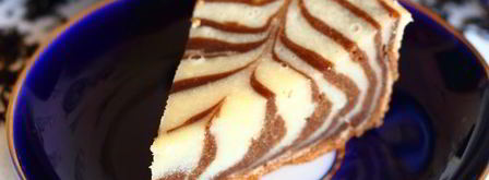 кекс зебра на сметане. Шаг 20