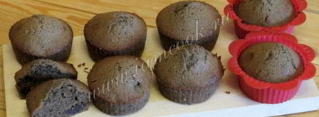 кексы черемуховые. Шаг 13