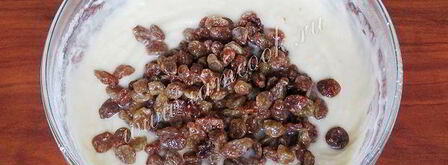 кексы на молоке с изюмом и ликером. Шаг 8