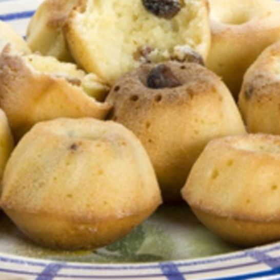 Рецепт кексов с изюмом