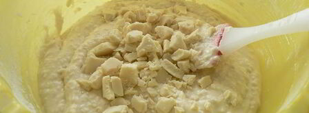 кокосовый кекс с белым шоколадом. Шаг 4