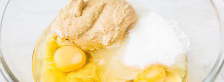 кунжутно-банановый кекс с шоколадом. Шаг 3