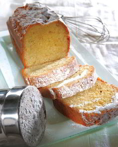 Миндальный кекс с оливковым маслом и апельсиновой цедрой